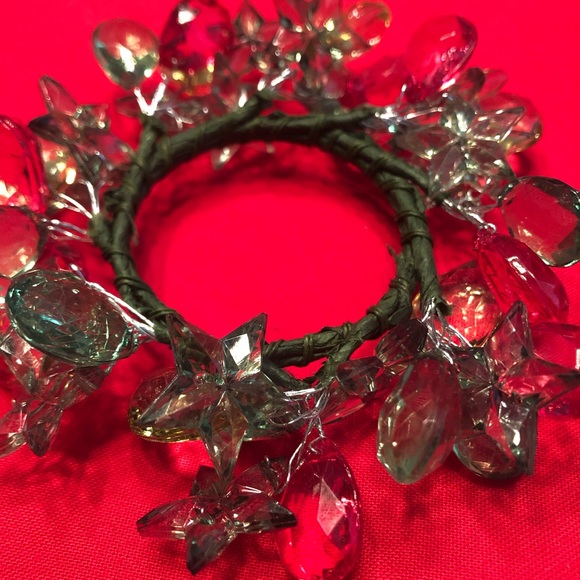 4 Vintage Christmas Holiday Napkin Rings Holders - Picture 6 of 7